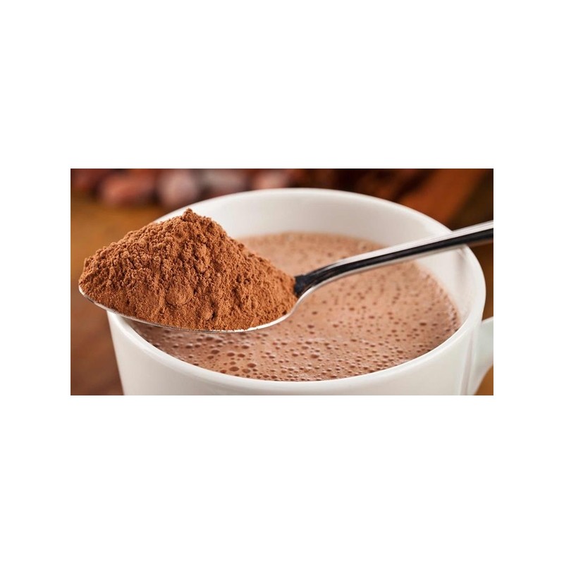Cacao en poudre ⇒ Chocolat en poudre et en sachet individuel.