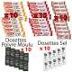 Lot de 30 sticks de sauces Amora + sel et poivre