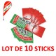 Lot de 10 sticks huile pimentée Colona